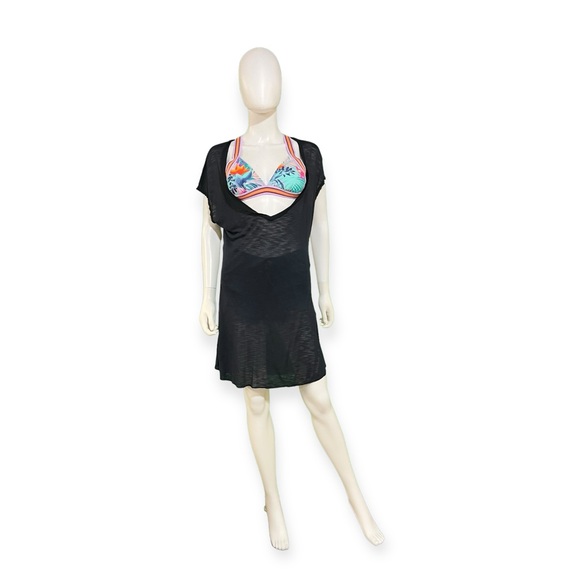 Blue Life Deep V-Neck Navy Blue T-shirt in Small - Picture 3 of 11